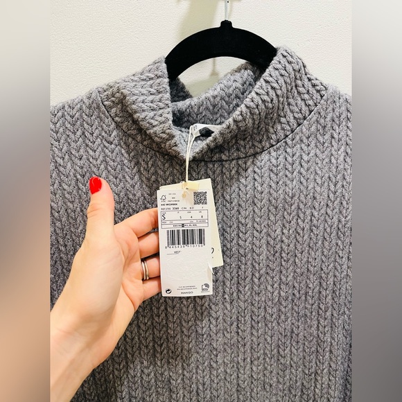 Mango Knitted Oversized Dress - Picture 5 of 7